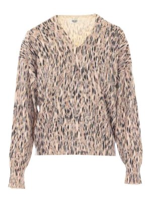 Liu Jo: Strickpullover mit Rundhalsausschnitt - Rundhalspullover - Bunt