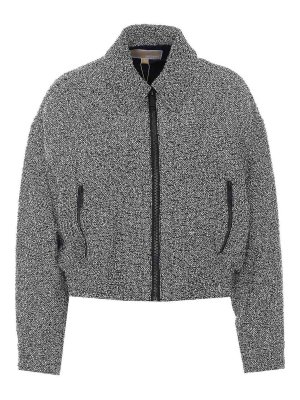 Michael Michael Kors: Chaquetas Bomber - Chaqueta Bomber - Gris