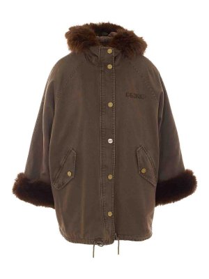 Pinko: Parkas - Parka - Marrón