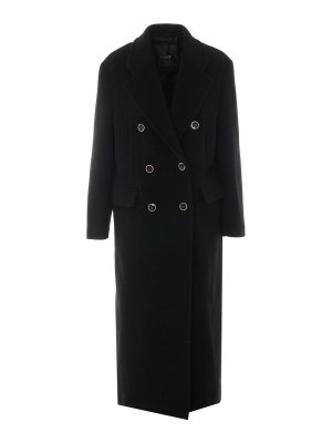Pinko: Abrigos semilargos - Abrigo Midi - Negro