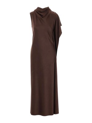 Pinko: Vestidos media pierna - Vestido Midi - Marrón