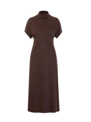 Pinko: Vestidos media pierna - Vestido Midi - Marrón