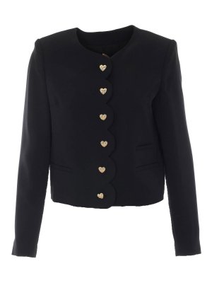 TWINSET: casual jackets - Heart Buttons Jacket