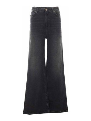 TWINSET: Schlagjeans - Schlagjeans - Schwarz