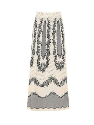 TWINSET: Faldas largas - Falda Larga - Gris