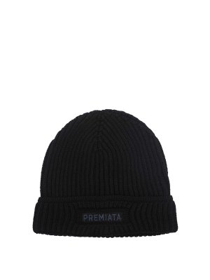 PREMIATA: hats & caps - Black Hat