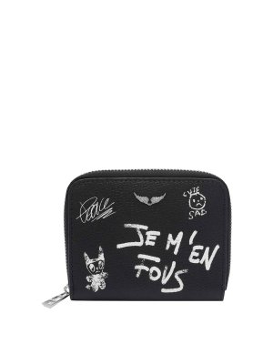 ZADIG&VOLTAIRE: wallets & purses - Mini Zv Arty Tag Coin Purse