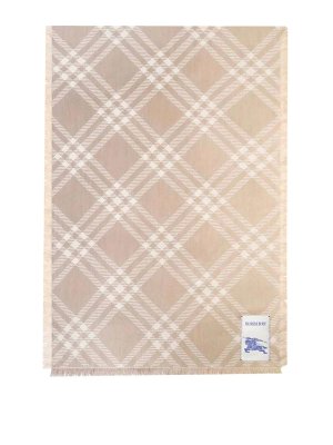 BURBERRY: Bufandas y pañuelos - Bufanda - Beis