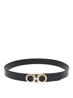 SALVATORE FERRAGAMO: ベルト - ベルト - 黒