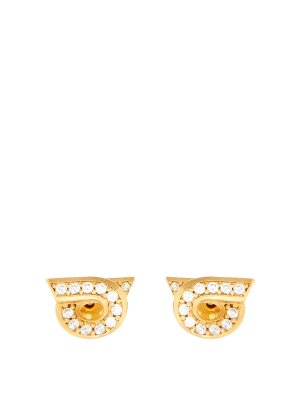 SALVATORE FERRAGAMO: Ohrringe - Ohrring - Gold
