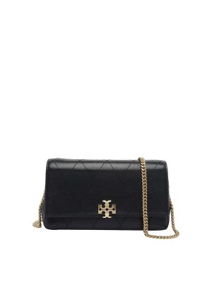 TORY BURCH: wallets & purses - Charlie Quilted Chain Wallet