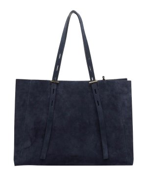 MINOBOSSI: shoulder bags - Blue Paula Shoulder Bag
