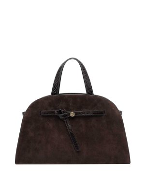 TORY BURCH: Sacs à main - Sac Cabas - Marron