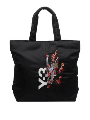 Y-3: totes bags - Adidas  Black  Yashka Tote Bag