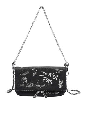 ZADIG&VOLTAIRE: borse a tracolla - Mini borsa a tracolla con etichetta Rock Arty