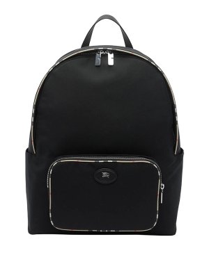 BURBERRY: backpacks - Backpack With Check Trim