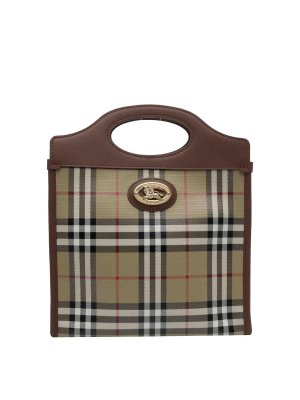 BURBERRY: Handtaschen - Shopper - Beige