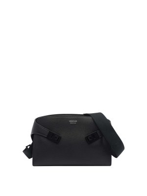 SALVATORE FERRAGAMO: cross body bags - Black Hug Crossbody Bag