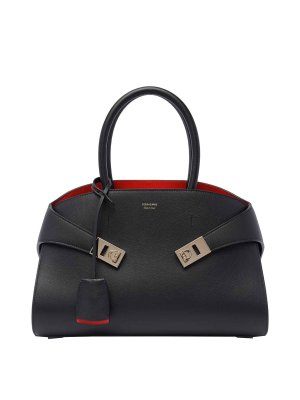 SALVATORE FERRAGAMO: Bolsos Shopping - Bolso Shopping - Negro