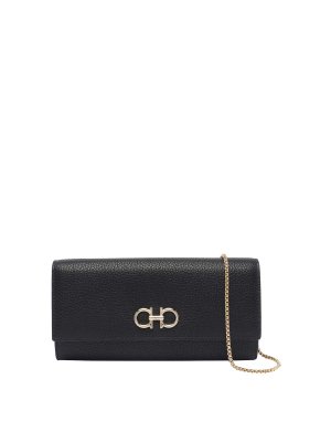 SALVATORE FERRAGAMO: clutches - Gancini Chain Wallet