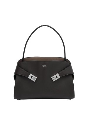 SALVATORE FERRAGAMO: Sacs portés épaule  - Sac Porté Épaule - Marron
