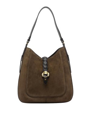 ISABEL MARANT: ショルダーバッグ - ショルダーバッグ - ブロンズ