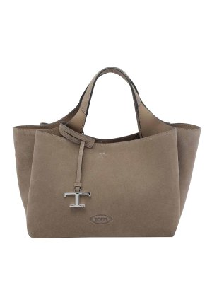 TOD'S: totes bags - Suede Mini Handbag