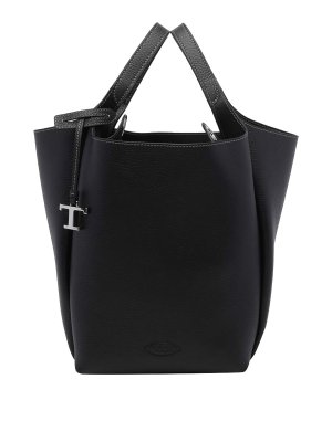 TOD'S: Bucket bags - Small Leather Bucket Bag