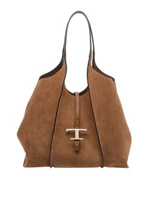 TOD'S: Sacs à main - Sac Cabas - Marron