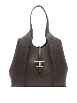 TOD'S: Handtaschen - Shopper - Grün