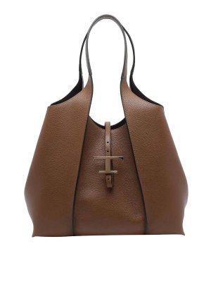 TOD'S: Sacs à main - Sac Cabas - Marron