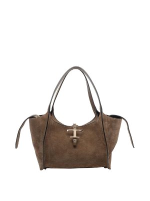 TOD'S: Sacs à main - Sac Cabas - Marron