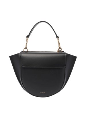 WANDLER: shopper - Mini borsa a mano Hortensia nera