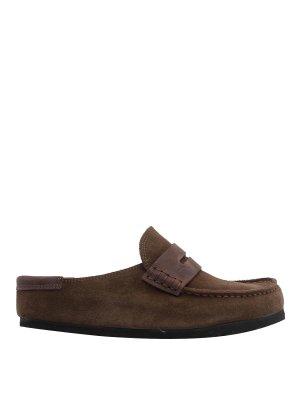 BIRKENSTOCK: ロファー＆スリッパ - ローファー - ブラウン