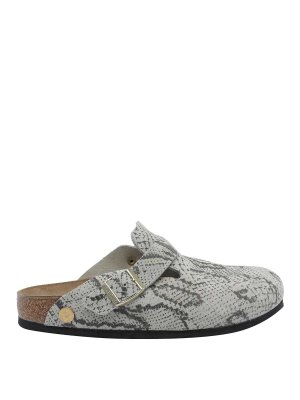 BIRKENSTOCK: Mules - Mules - Grau