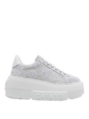 Casadei: Sneaker - Sneaker - Silber