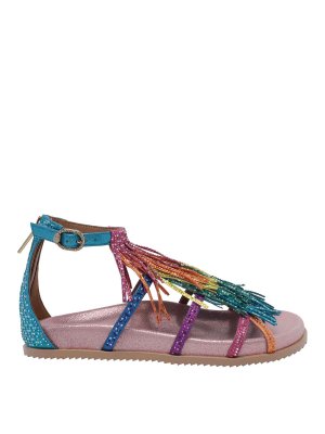 KURT GEIGER: sandali - Sandali con frange