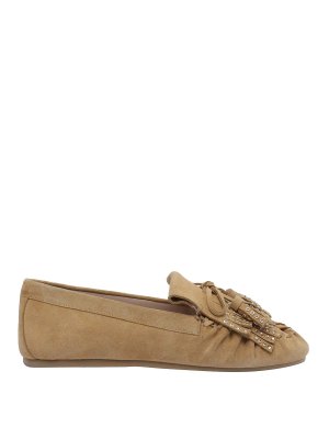 Stuart Weitzman: Mocasines y Zapatillas - Mocasines - Beis