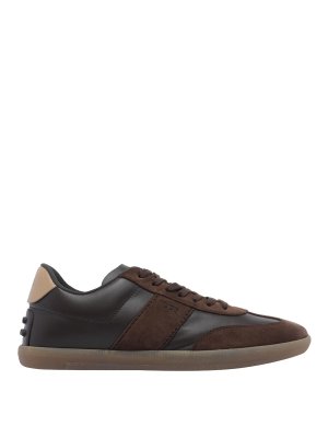 TOD'S: Chaussures de sport - Baskets - Marron