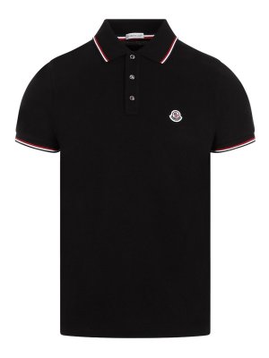 MONCLER: Poloshirts - Poloshirt - Schwarz