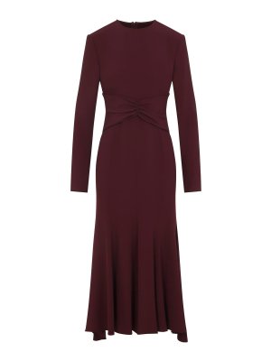 ALBERTA FERRETTI: Knielange Kleider - Knielanges Kleid - Rot