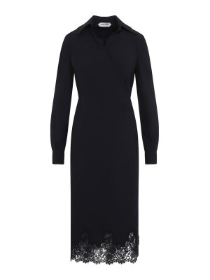 ALBERTA FERRETTI: ニーレングスドレス - 膝丈ドレス - 黒