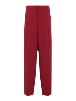 ALBERTA FERRETTI: カジュアルトラウザー - カジュアルパンツ - 赤