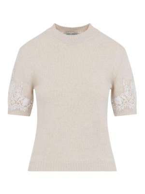 ALBERTA FERRETTI: T-shirts - T-Shirt - Creme
