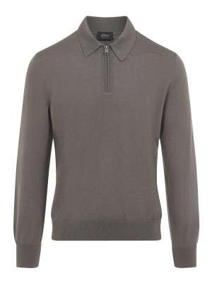 BRIONI: ポロシャツ - ポロシャツ - ブラウン