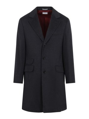 BRUNELLO CUCINELLI: トレンチコート - トレンチコート - 黒