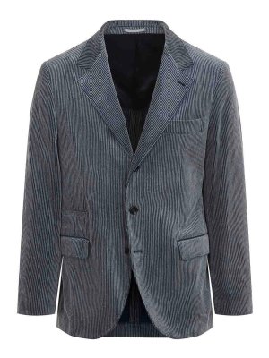 BRUNELLO CUCINELLI: Maßgeschneiderte und Dinner-Jacken - Abendjacke - Blau