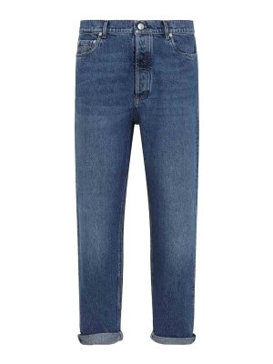 BRUNELLO CUCINELLI: ストレートジーンズ - ストレートジーンズ - デニム