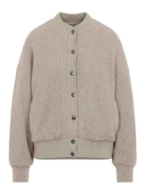 BRUNELLO CUCINELLI: Bomberjacken - Bomberjacke - Braun