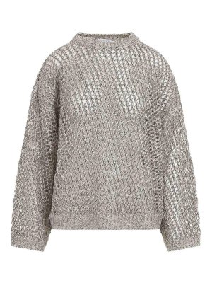 BRUNELLO CUCINELLI: クルーネック - クルーネック - ブラウン